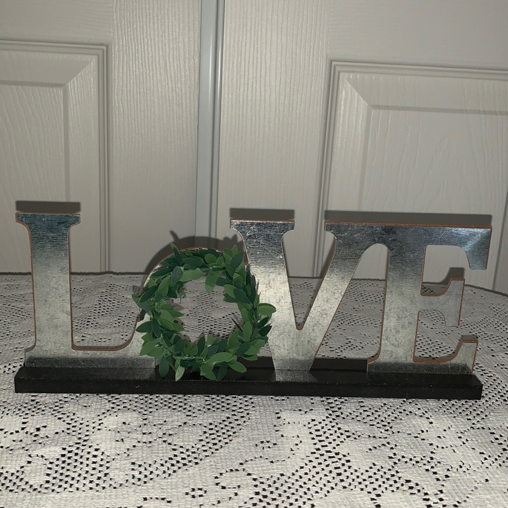 Home decor sign.